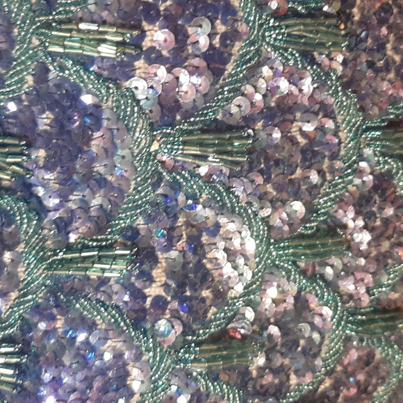 Vintage sequined top size 8 - Picture 10 of 11